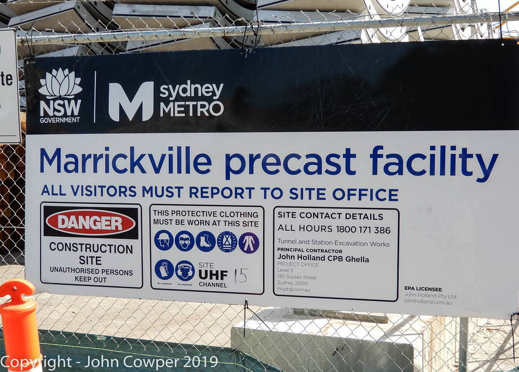 Sydney Metro Marrickville precast facility Update 14 J… Flickr