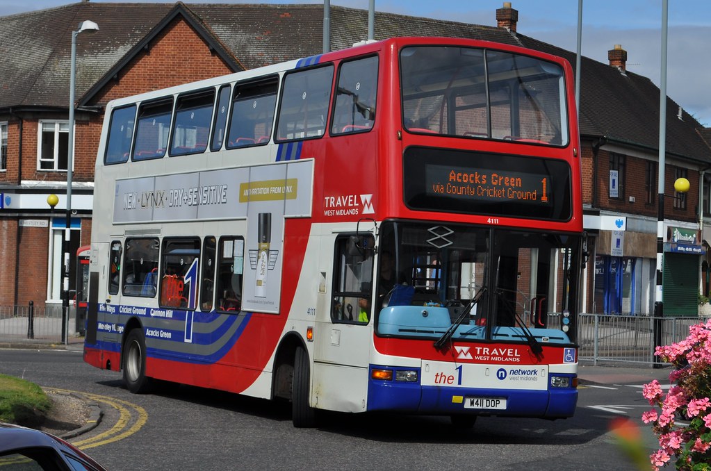 National Express West Midlands 4111, W411 DOP During 2007 … Flickr