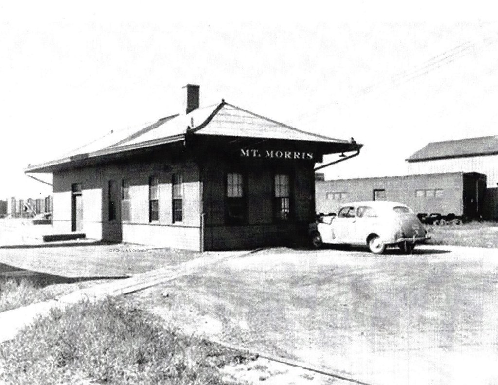 Mt. Morris Depot 1950's This photo is taken from Wesley Av… Flickr