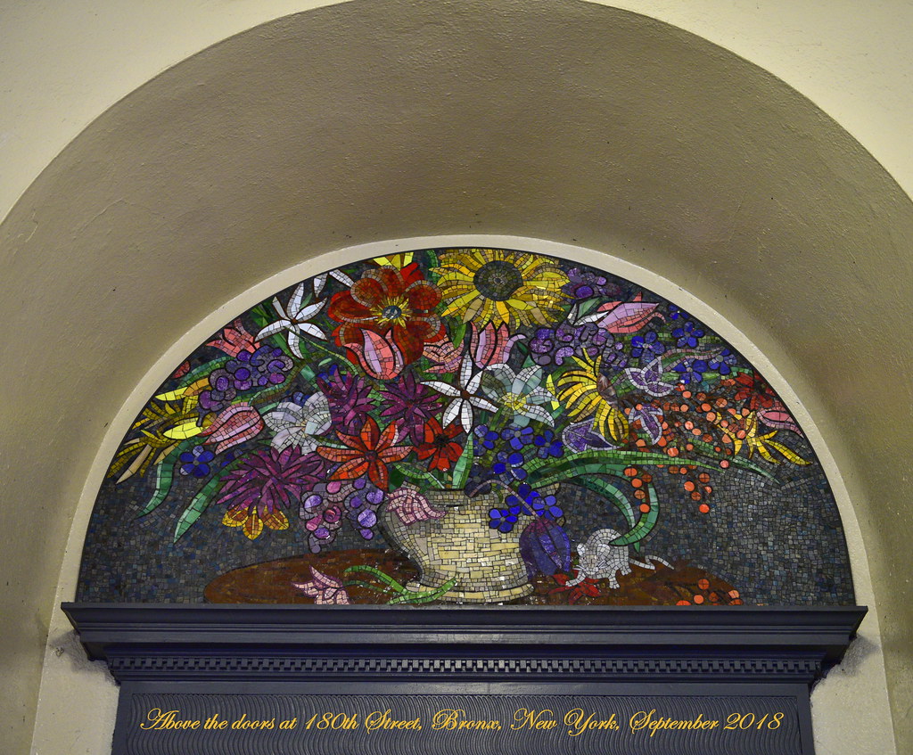 Flowers Blooming in the Bronx The subway station at 180th … Flickr