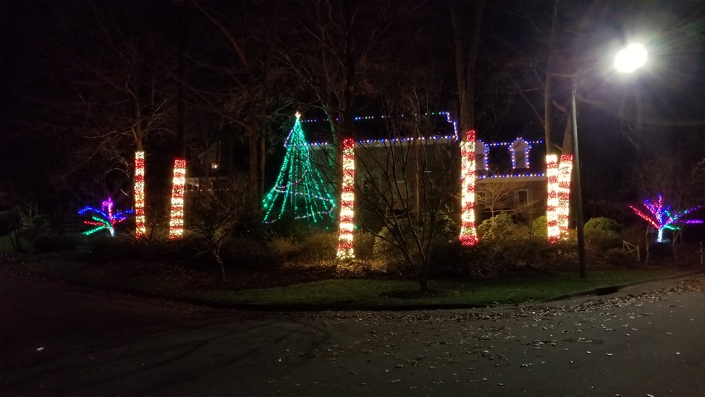 Christmas Lights, Raleigh, 2018 Kevin Oliver Flickr