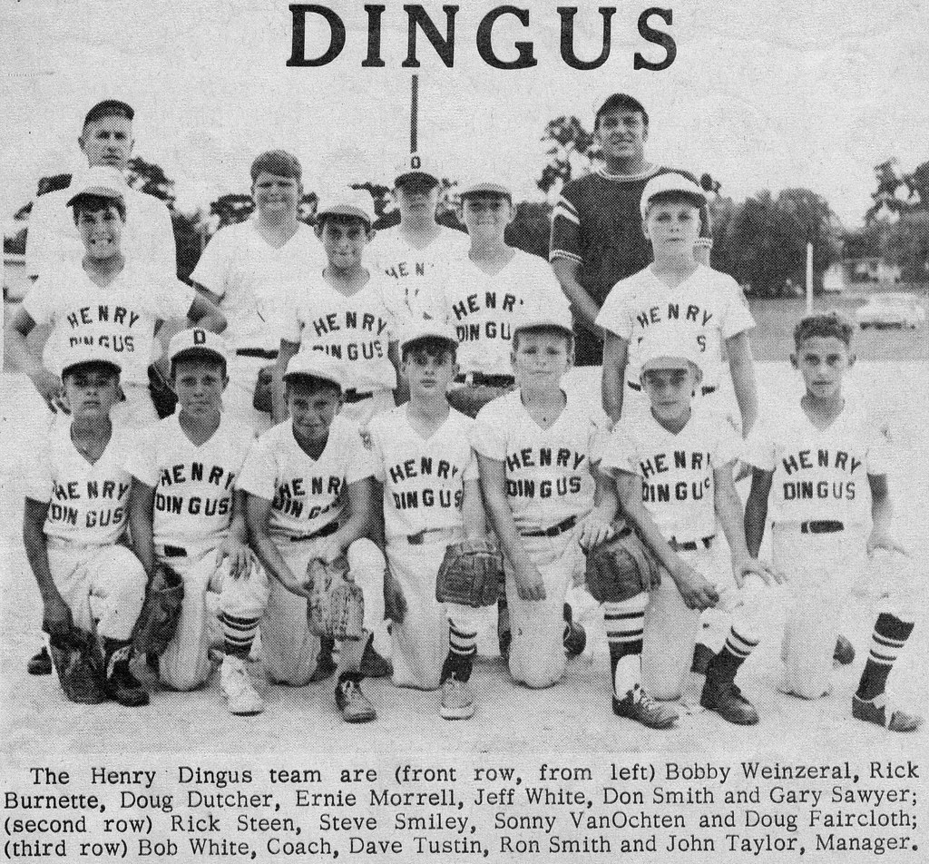 Little League 1968. Photo provided by Sonny Van Ochten. (7… Jeff