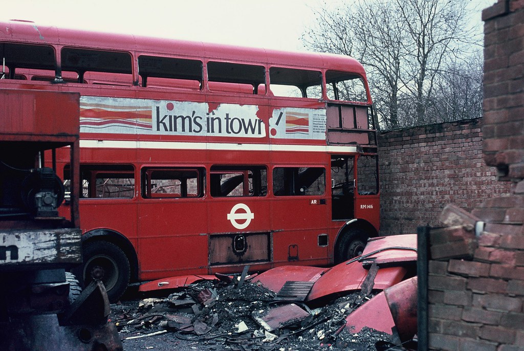 Aldenham Bus Overhaul Works 7 February 1983 the end of t… Flickr