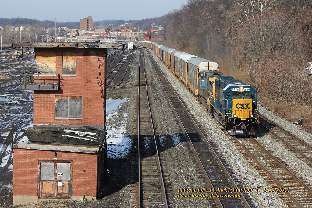CSX 85757731, Q376, Connellsville, PA. 1222012 CSX SD50… Flickr