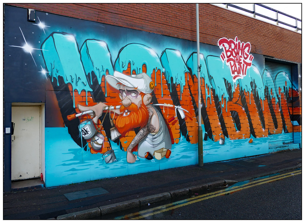 Bring The Paint Murals in Leicester painted for "Bring the… Flickr