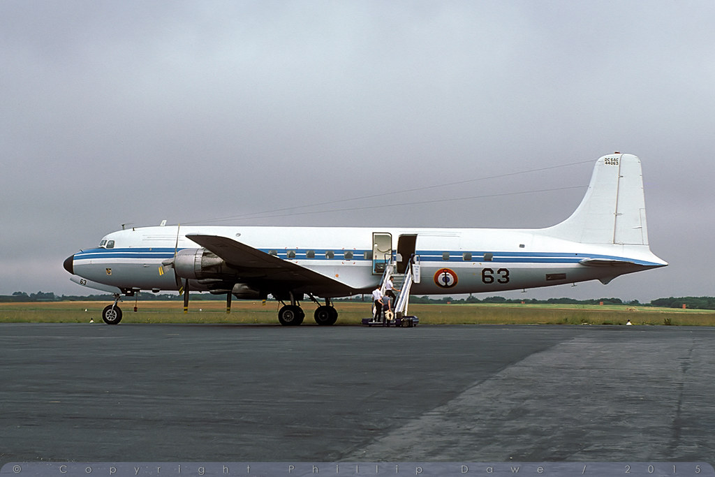 44063/63 DC6AC French Navy Brest 13Jun76 Flickr