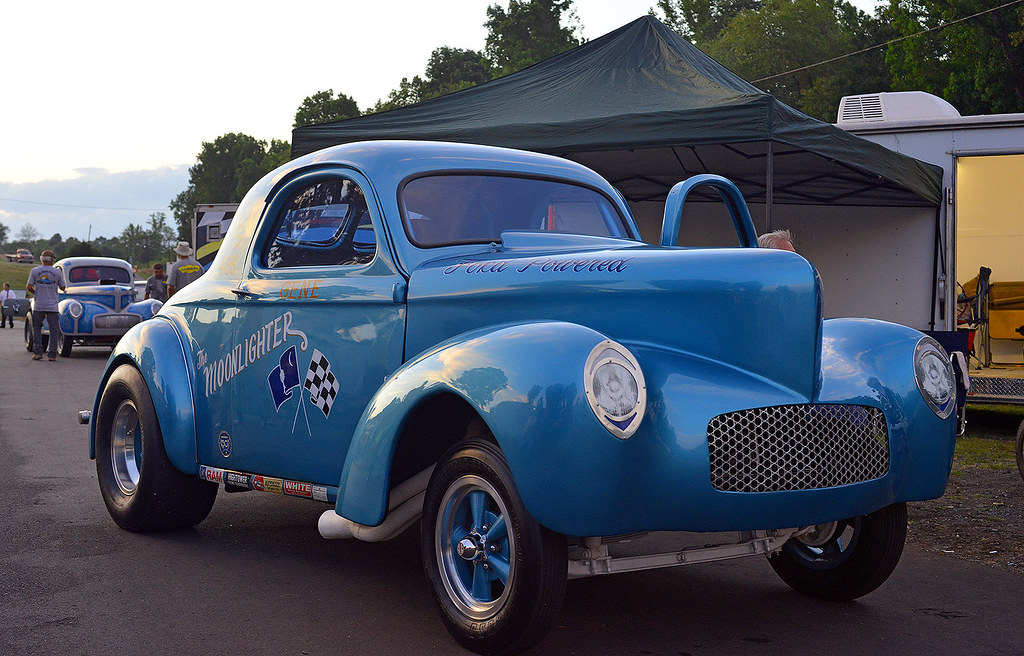 Gene Cromer's historic Willys Gasser "The Moonlighter" Flickr