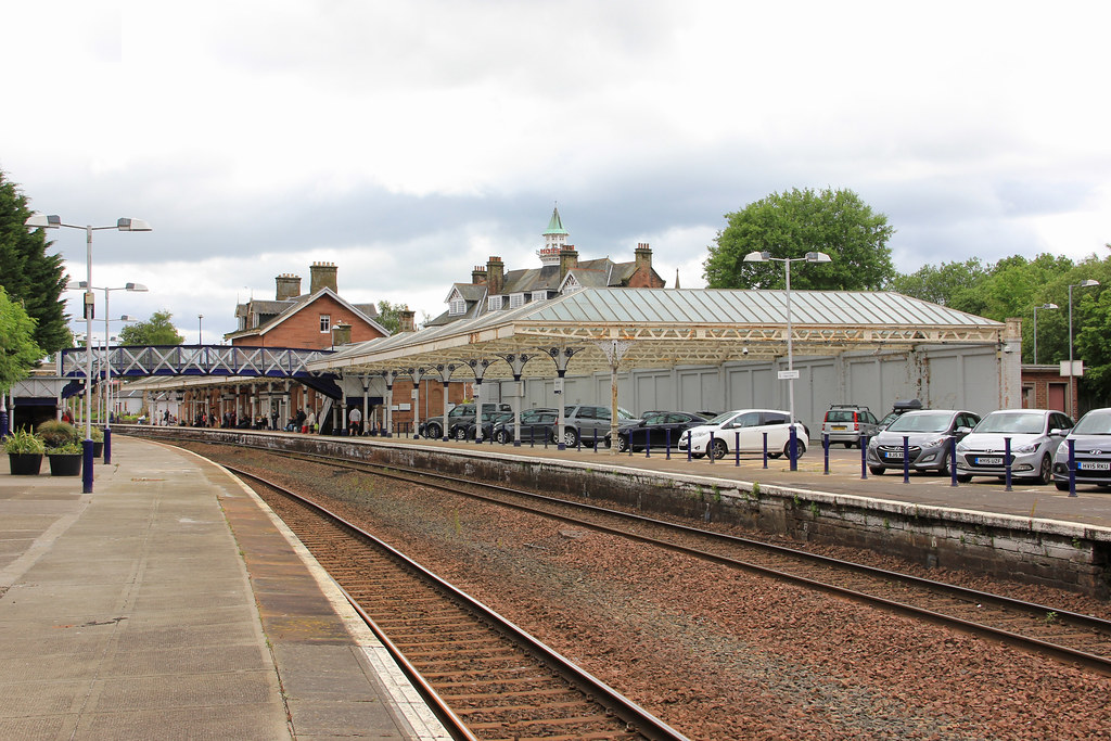 Dumfries railway station. 2015 Dumfries railway station. F… Flickr