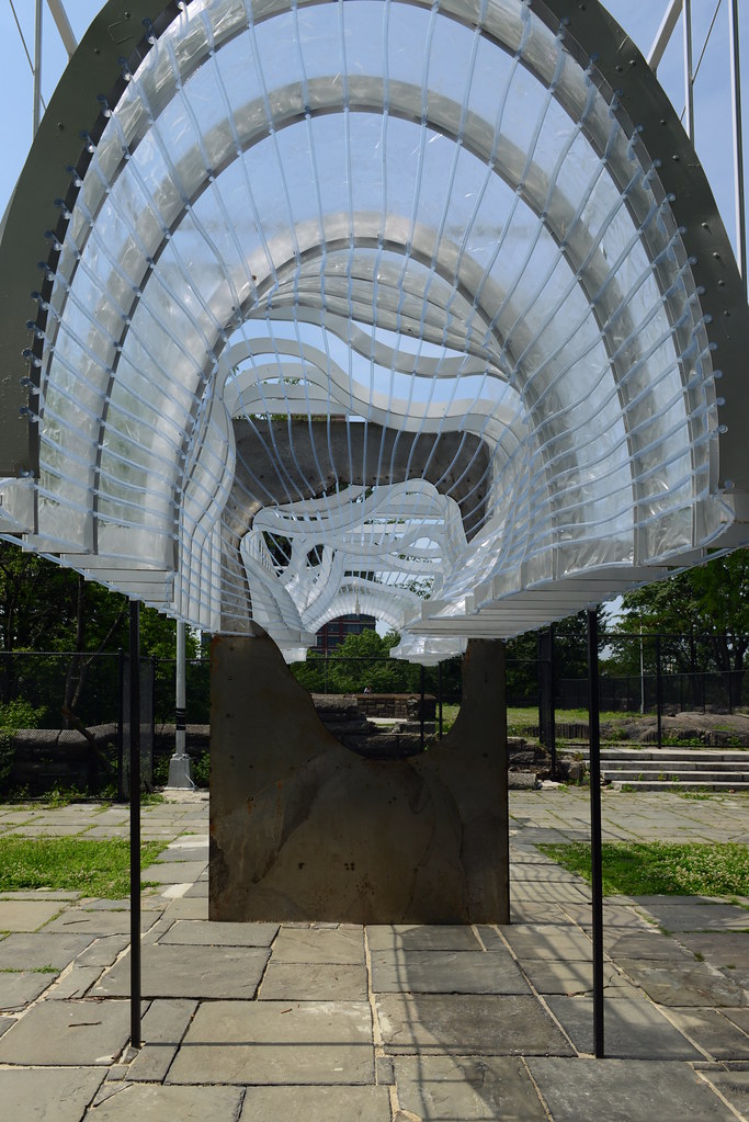 Audible Sculpture A triptych of the sculpture at the top o… Flickr