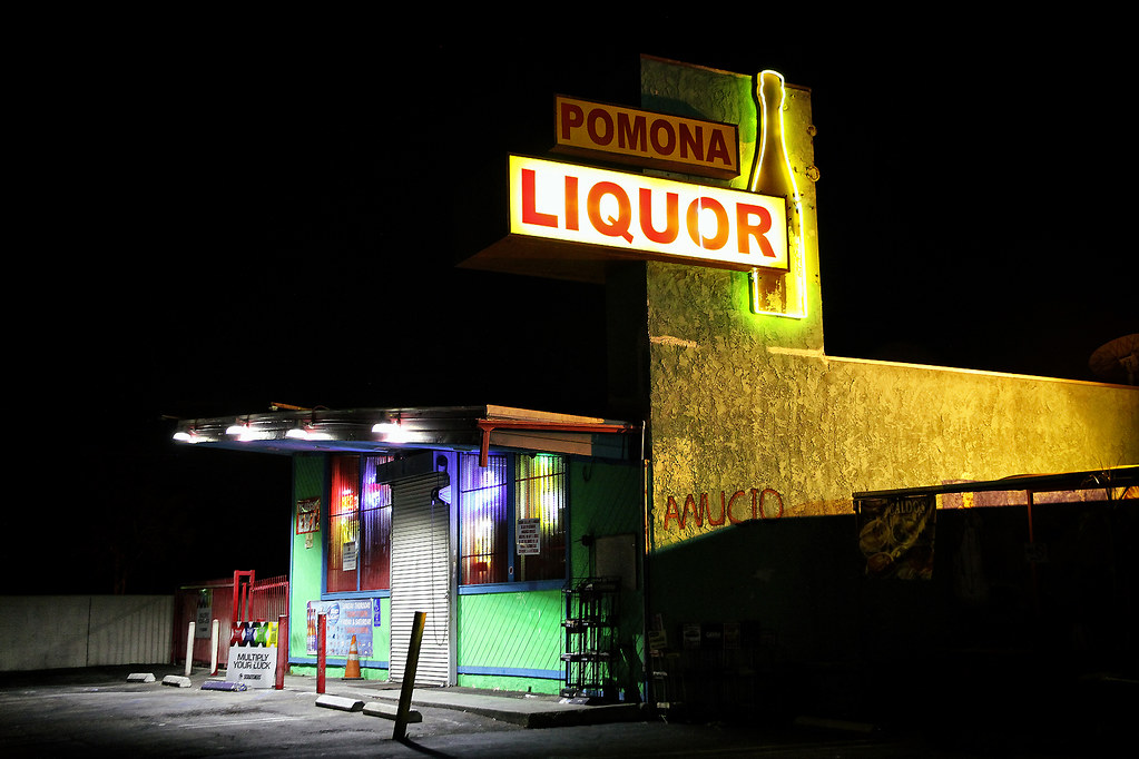Pomona Liquor Done for the night......... Mark Peacock Flickr