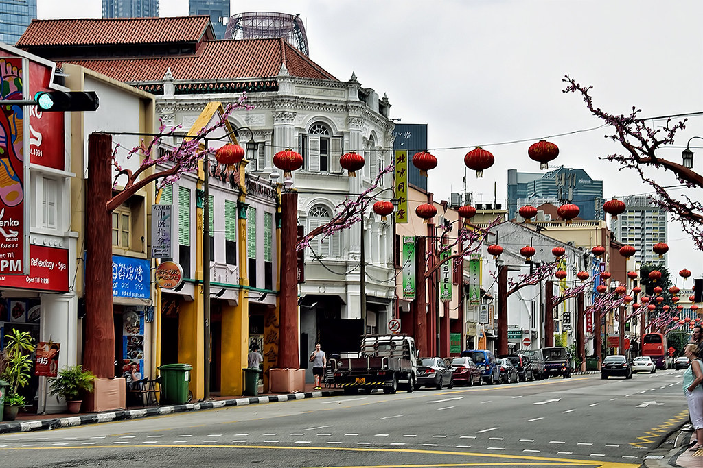South Bridge Road Decorations along South Bridge Road, Chi… Flickr