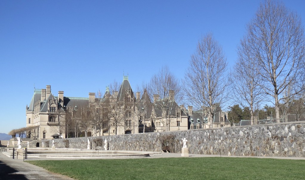 Biltmore House Exterior of House and Gardens Jackie Flickr