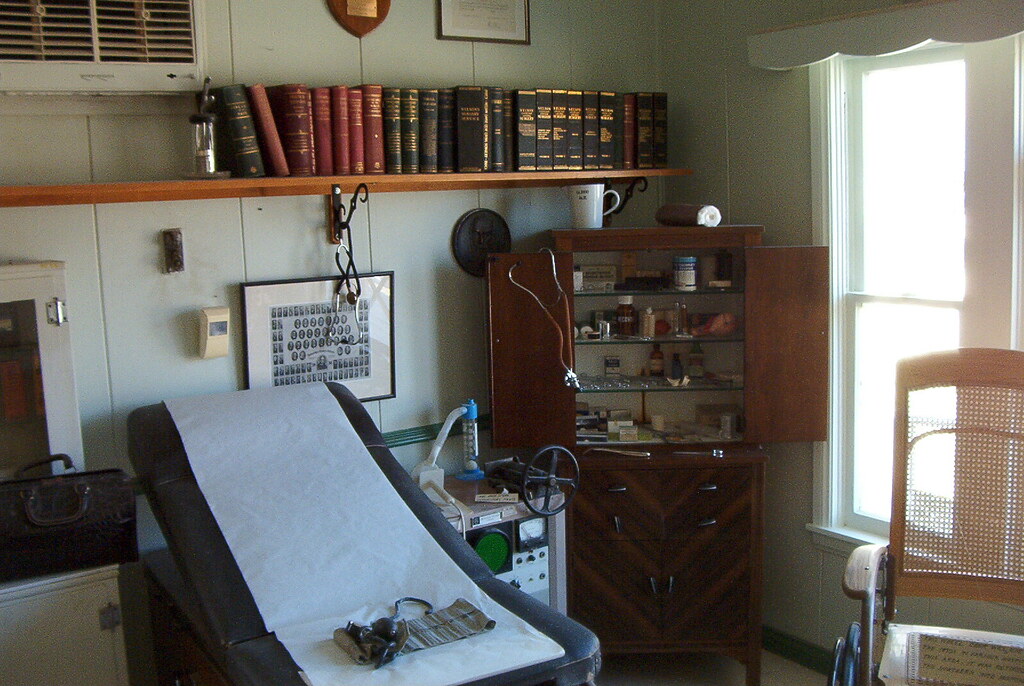 Old Doctor's Office Taken at Law's Railroad Museum in Bish… Erik