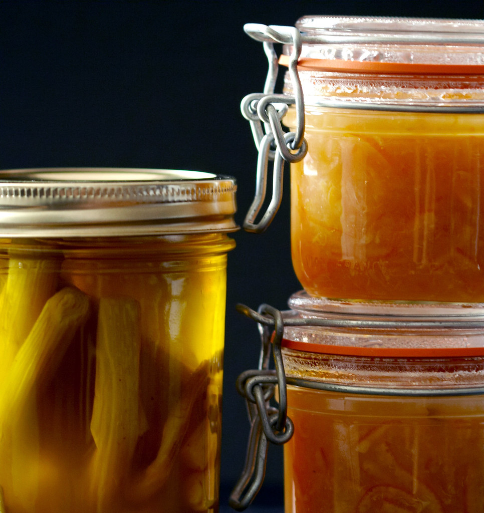 Homemade green garlic confit and preserved meyer lemon ma… Flickr