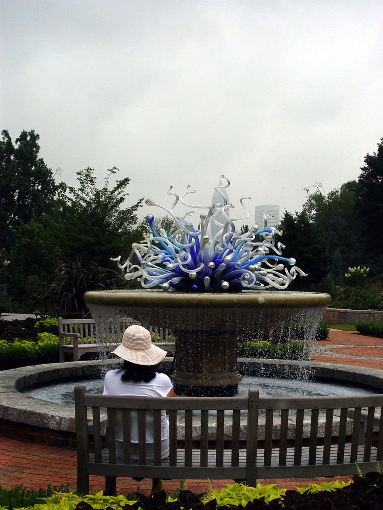 Atlanta Botanical Garden Fountain Atlanta Botanical Garden… Flickr