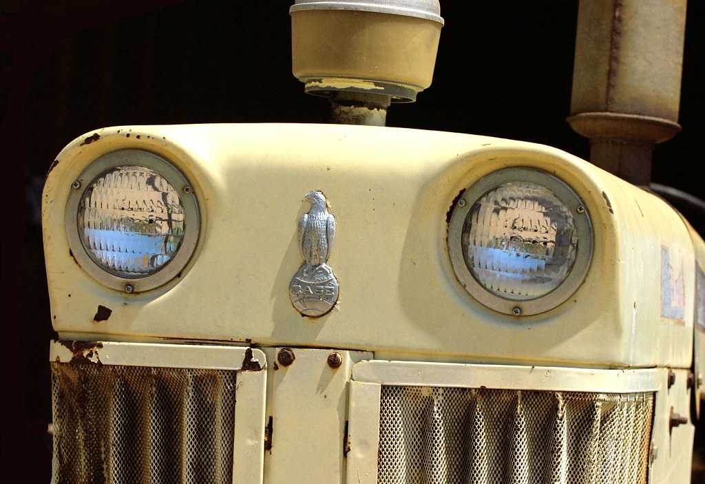 Case Tractor Logo Logo & Headlights On Older Case Tractor