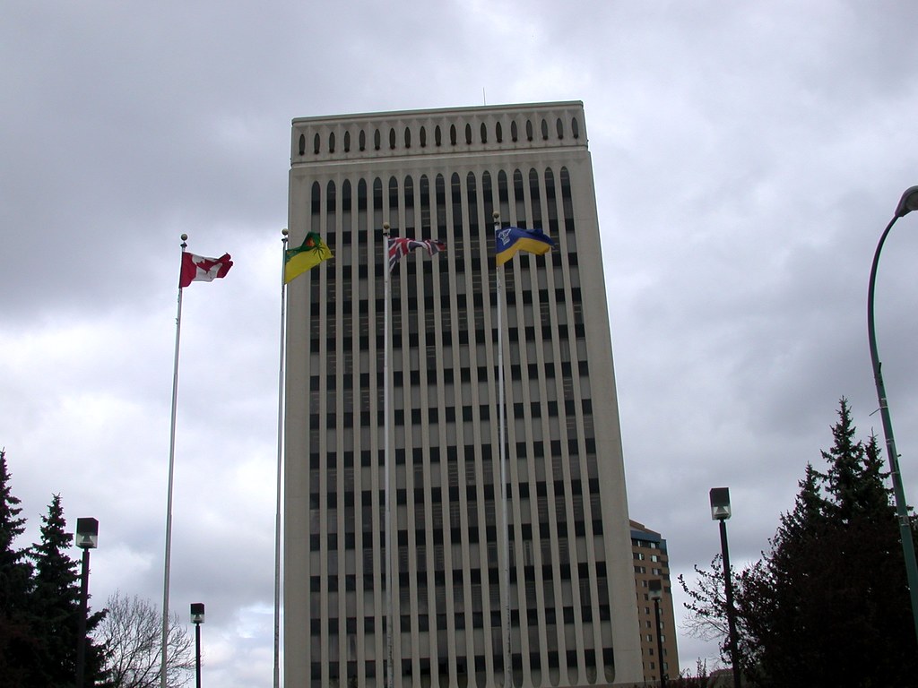 Regina City Hall viewed from in front of the Court House Sheila