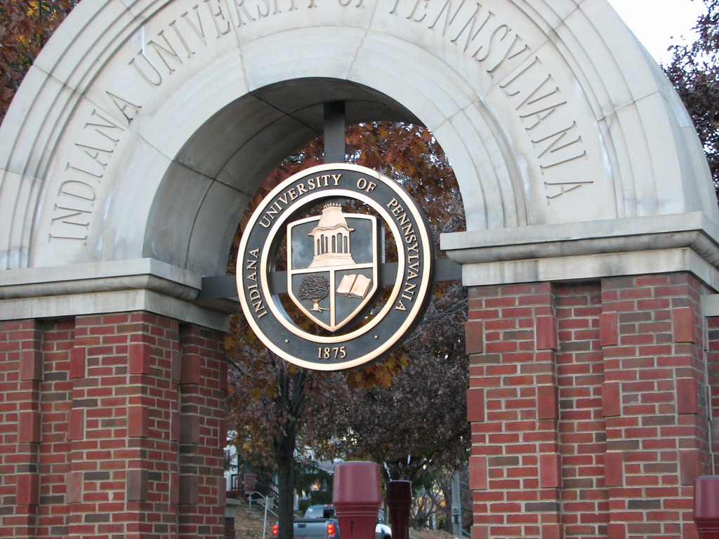 main sign close up Indiana University of Pennsylvania gwillym Flickr