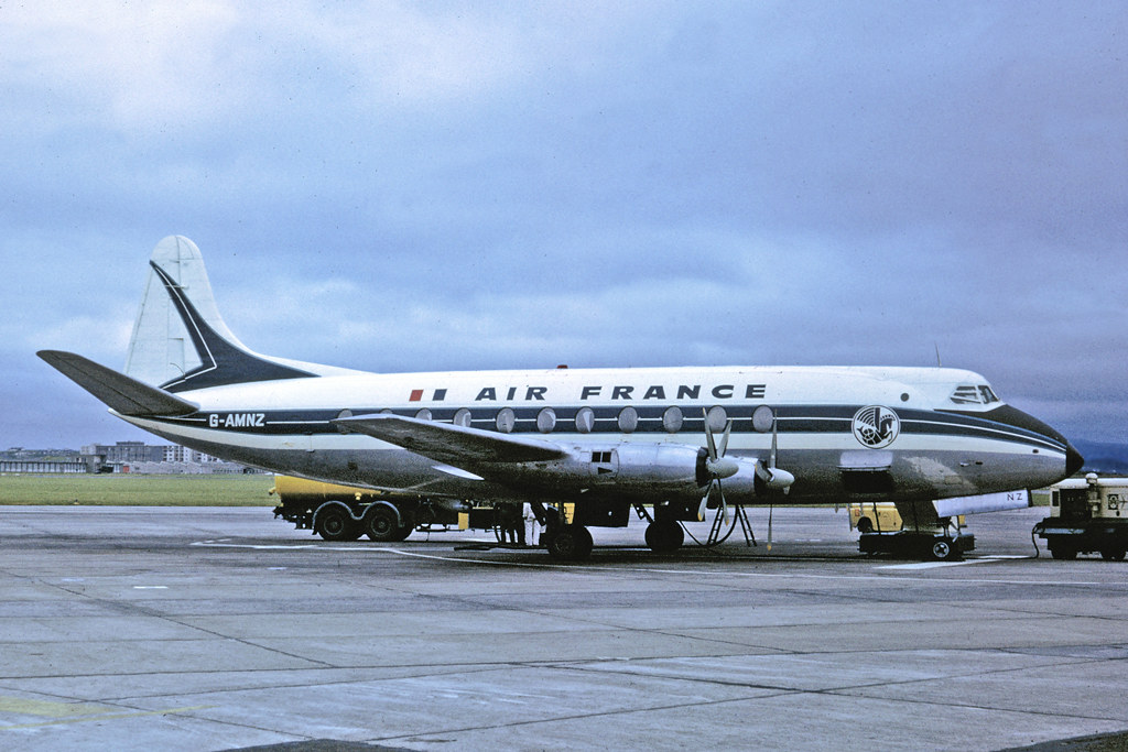 VISCOUNT GAMNZ AIR FRANCE Cambrian's Viscount 701 GAMNZ … Flickr