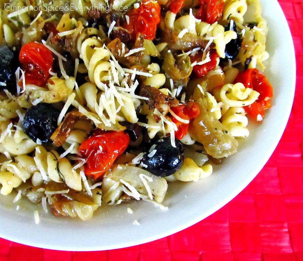 Roasted Fennel, Zucchini and Tomato Pasta For recipe www.… Flickr
