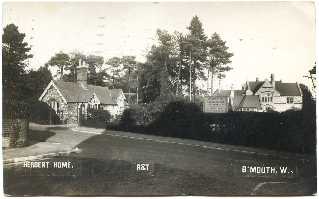 Herbert Home, Westbourne, Bournemouth Postmarked 1927. Alwyn Ladell