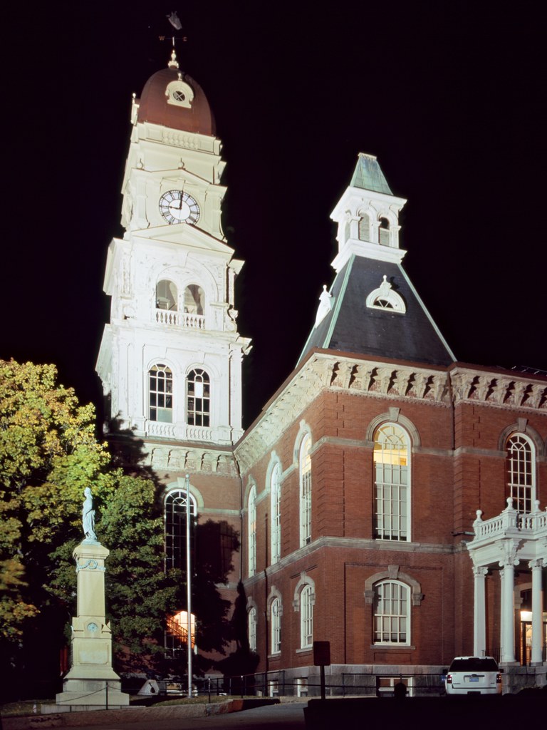 Gloucester City Hall Gloucester, MA City Hall at night. Th… Flickr