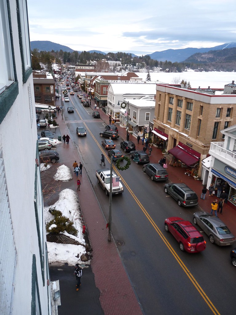 P1050433 Mirror Lake Drive in downtown Lake Placid, NY. As… Flickr