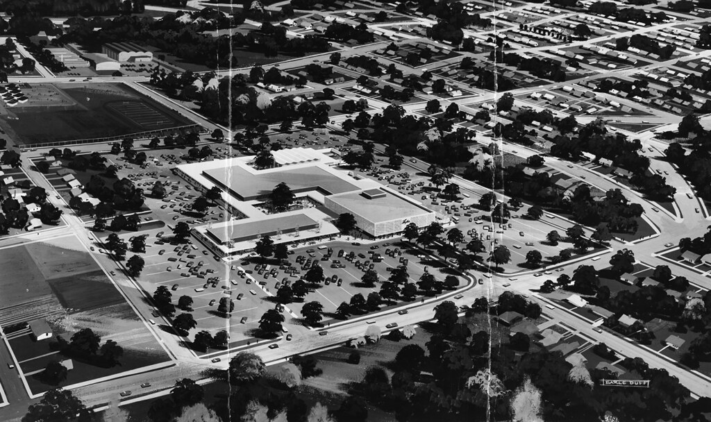 Westwood Village Shopping Center rendering, 1959 Item 7655… Flickr