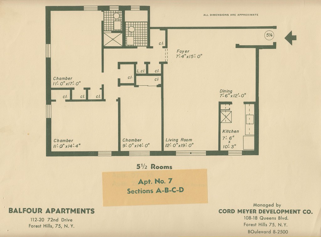 Balfour 11220 72nd Dr Forest Hills NY Blueprint 7 Flickr