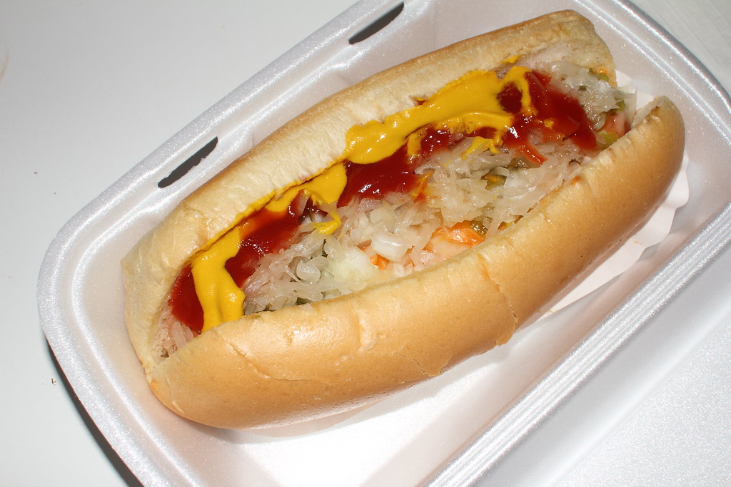 Veggie Hot Dog in Vancouver My favorite place for a late n… Flickr