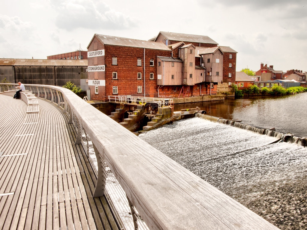 castleford bridge and mill Taken at Castleford. Liked the … Flickr