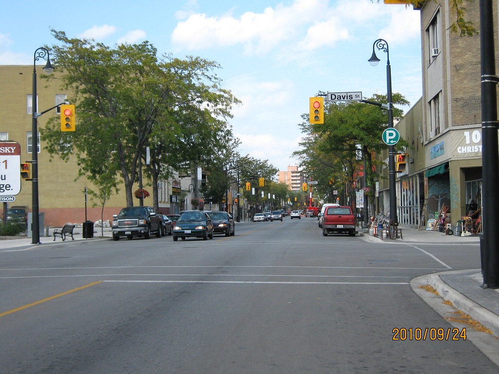 Downtown Sarnia! New Road and Sidewalks, a new look! JerryB Flickr