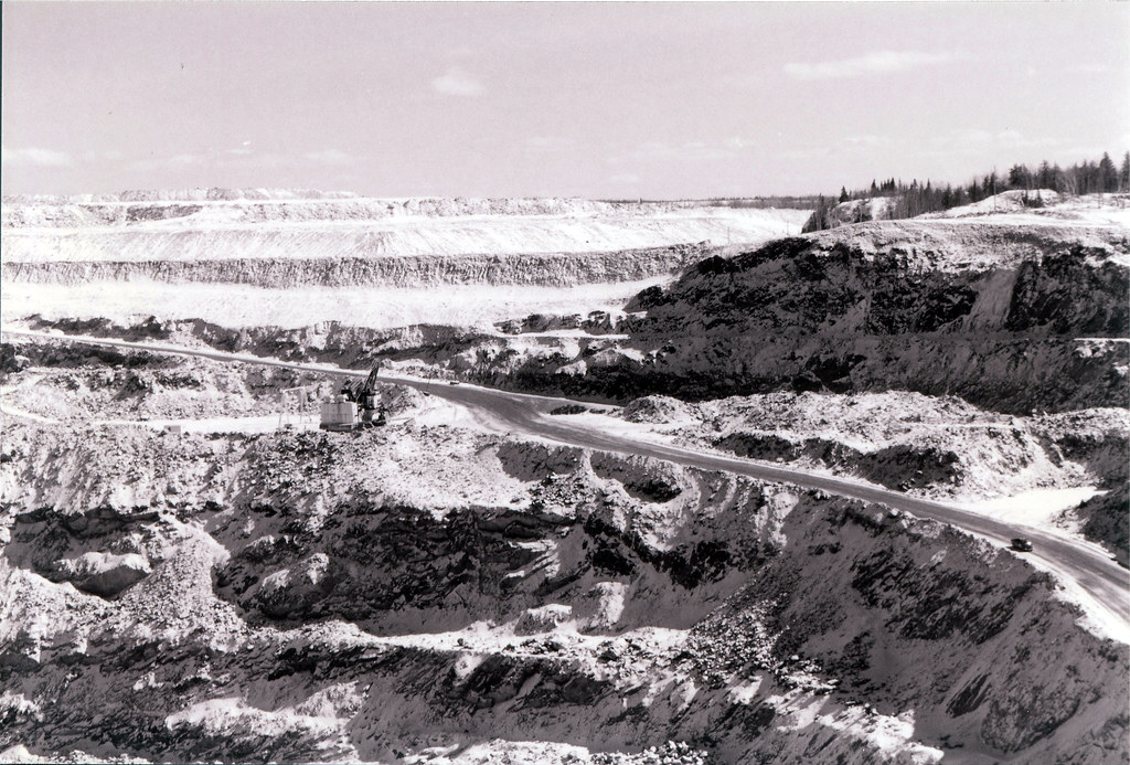 Dome Mine Open Pit The Dome mine open pit winter 2000. Chris Auld