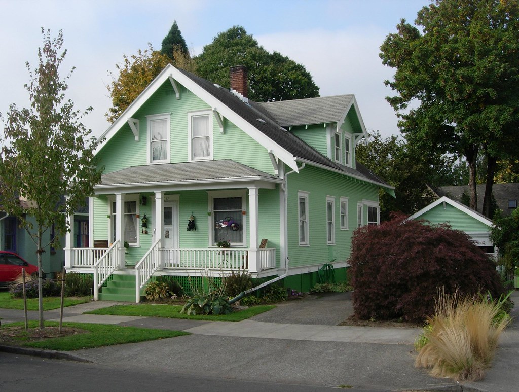 Minty Green House 78 Photograph by David Chelsea Flickr