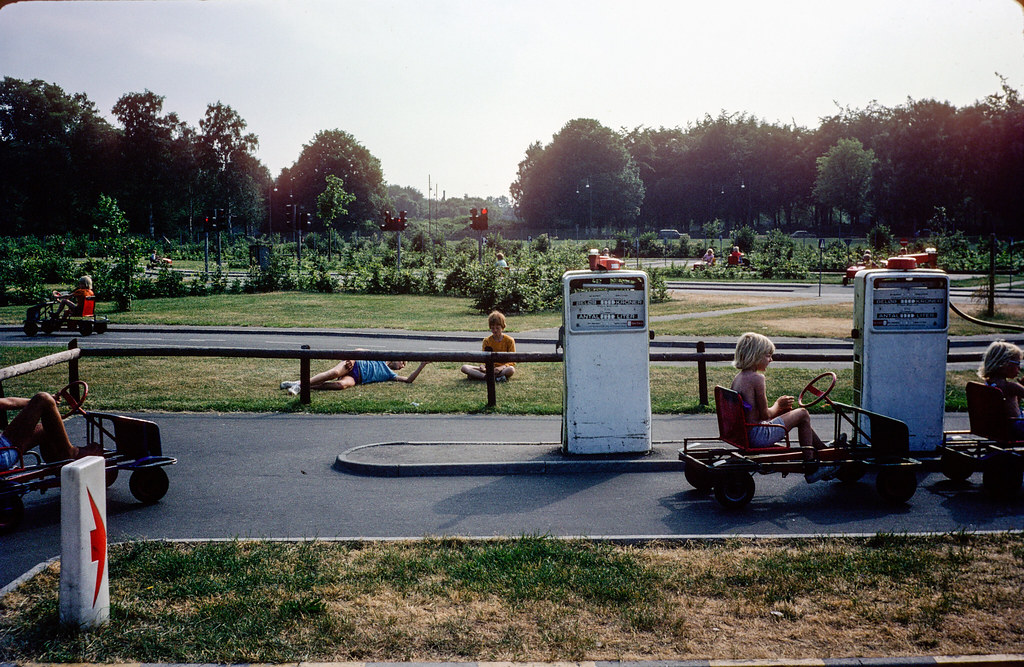 685 Playground The pedal cars were on a circuit which in… Flickr
