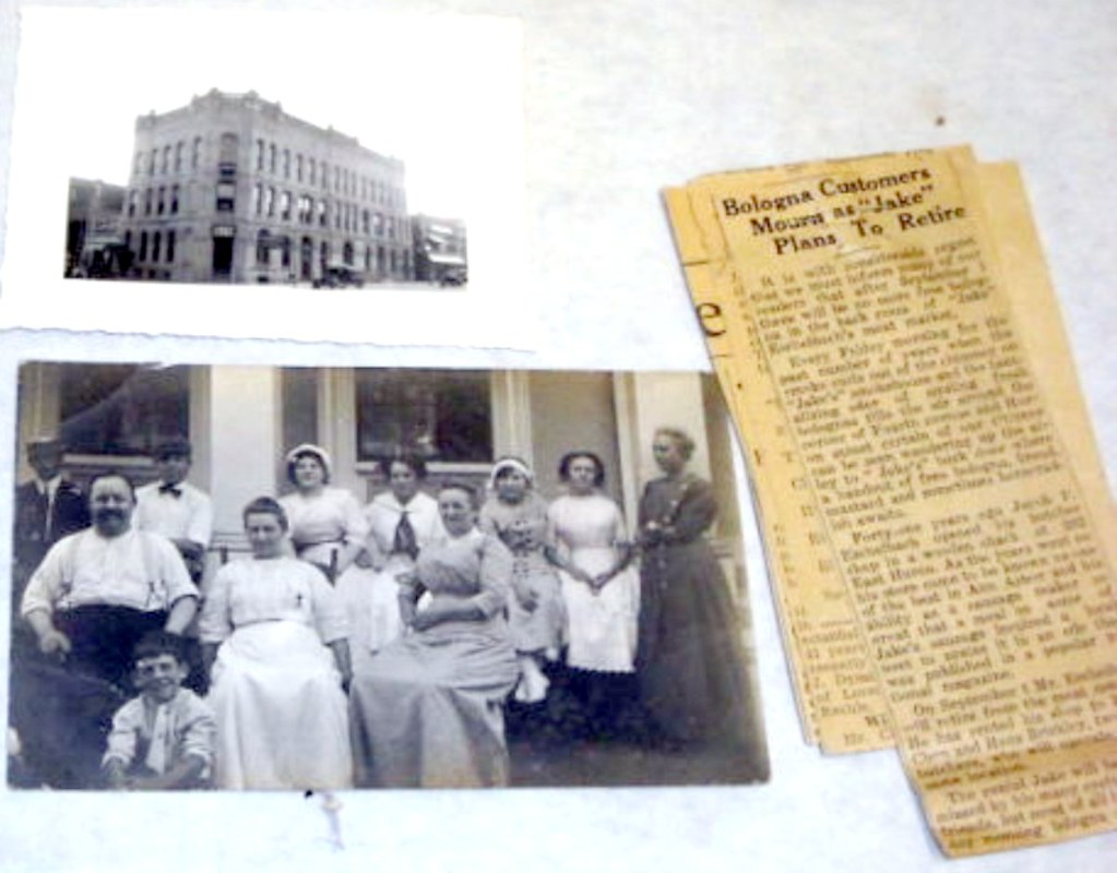 Family of Ann Arbor butcher Jacob Eschelbach, and a newspa… Flickr