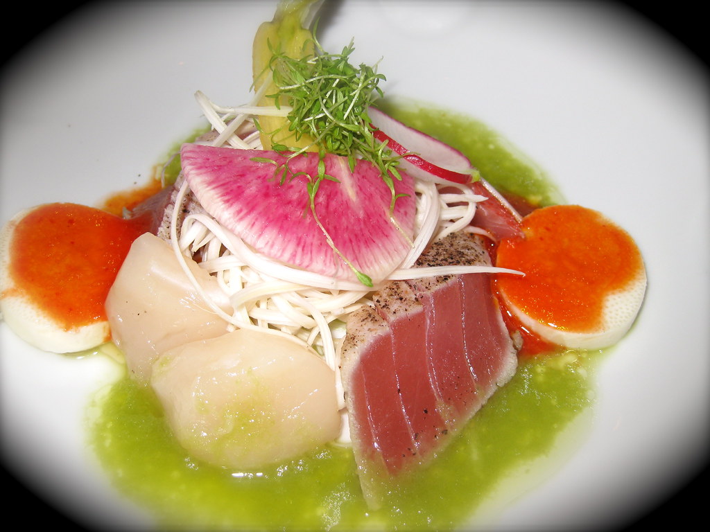 Sashimi salad Dad's Birthday Dinner at Nobu's Matsuhisa re… Flickr