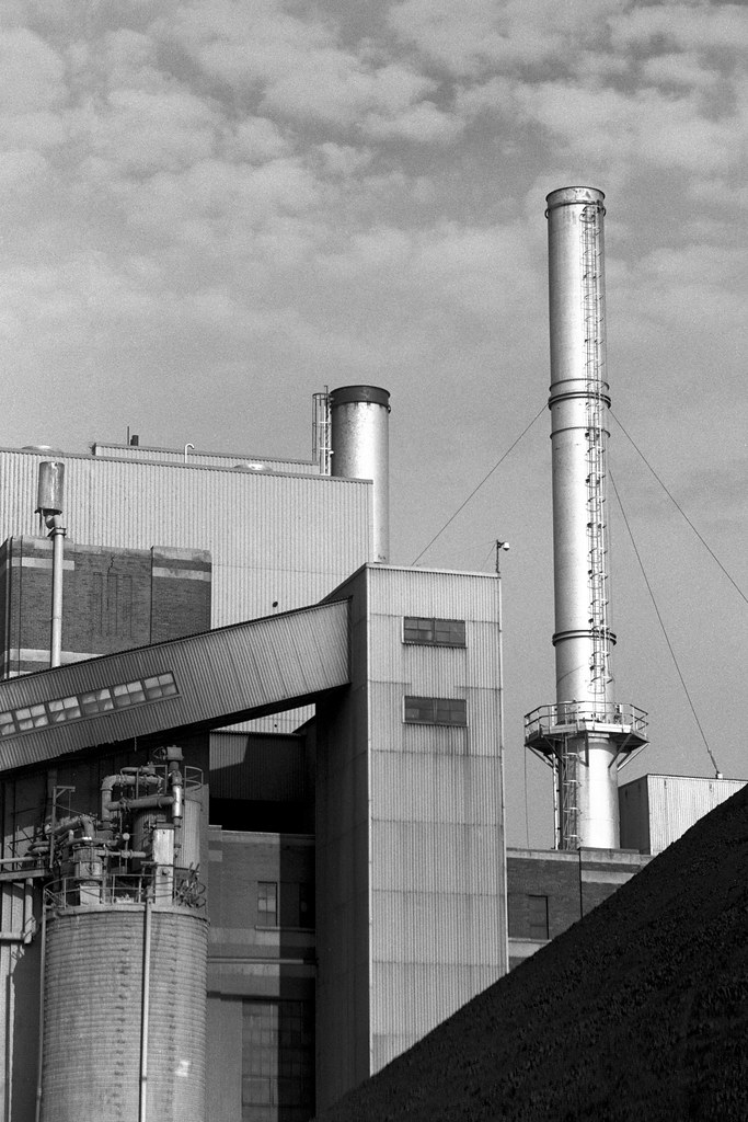 Power plant datails Wyandotte Michigan Power Plant. Photog… Flickr