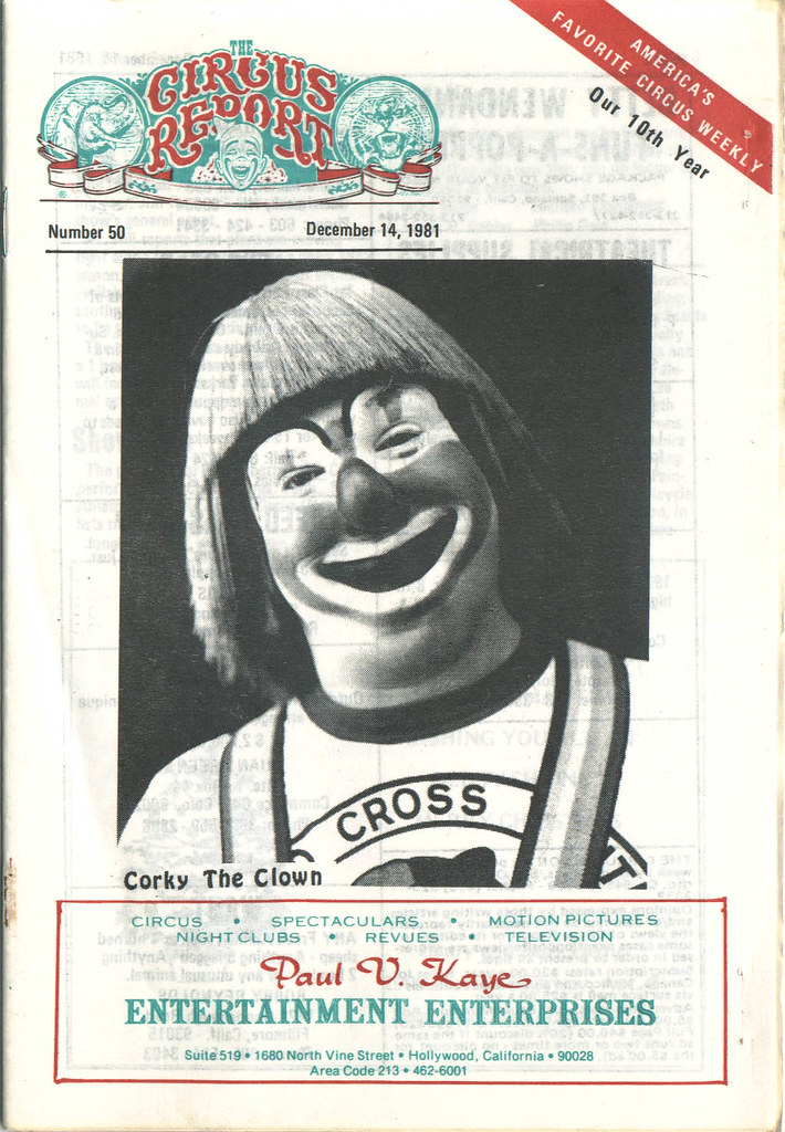 10 50 (XII1981). Corky, the Clown (Circus Report; 1050) Flickr