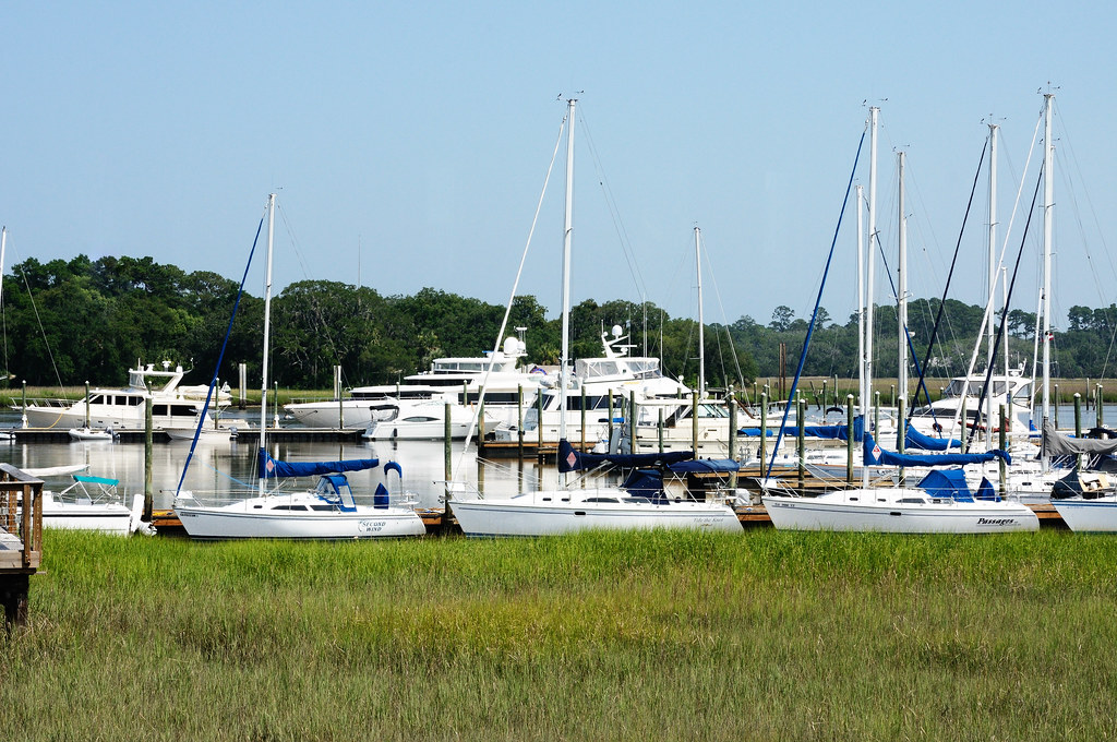 Golden Isle Marina View of Golden Isle Marina from our ins… Flickr