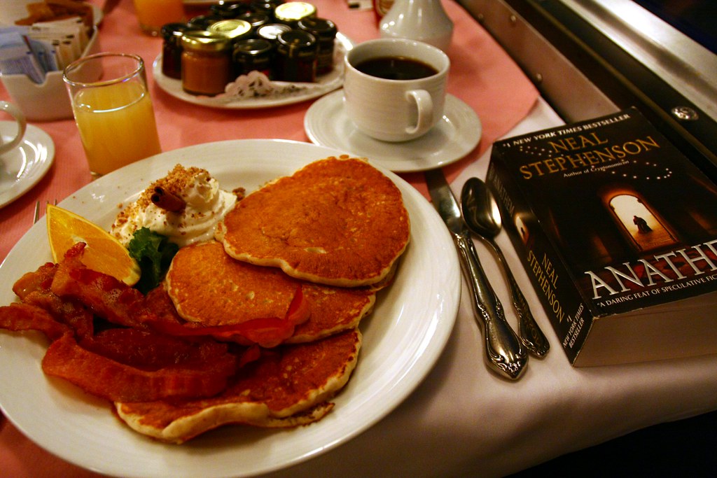 Breakfast on The Canadian I took The Canadian back to Onta… Flickr