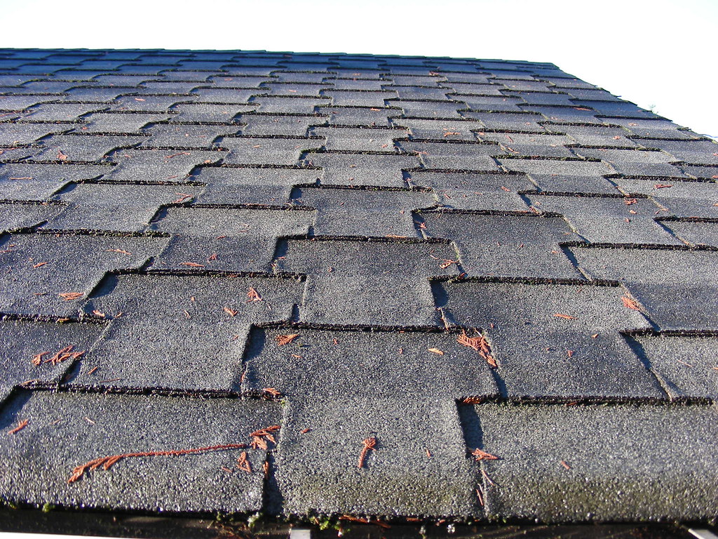 old interlocking asphalt shingle excessive overhang, cla… Flickr