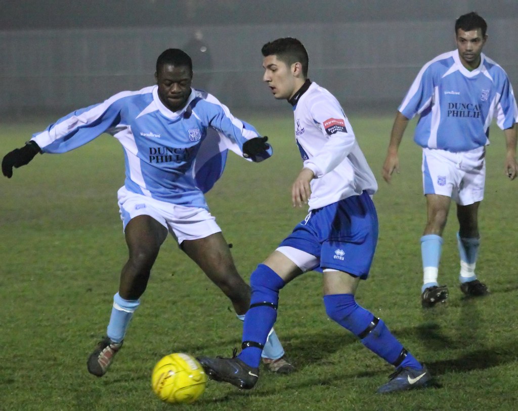 Enfield Town 0 Enfield 1893 FC 1 Town's Izci Eren (white) Flickr