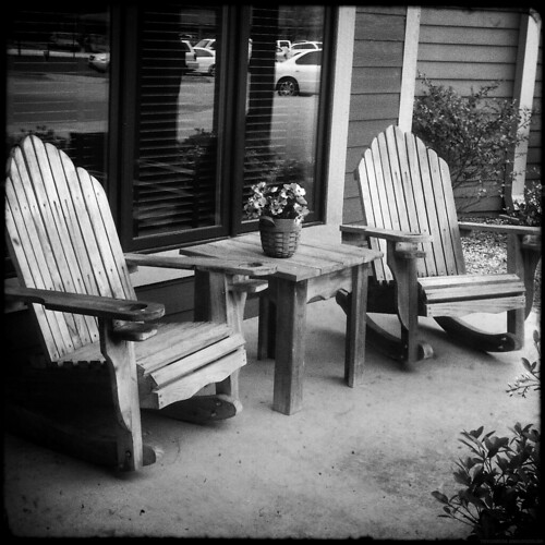 Outdoor seating at the lodge zx81basic Flickr