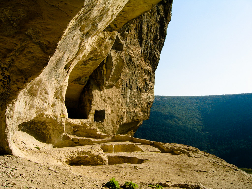Crimea 2005 Caves above the Kacha river. Bakhchysarai area… Marcin