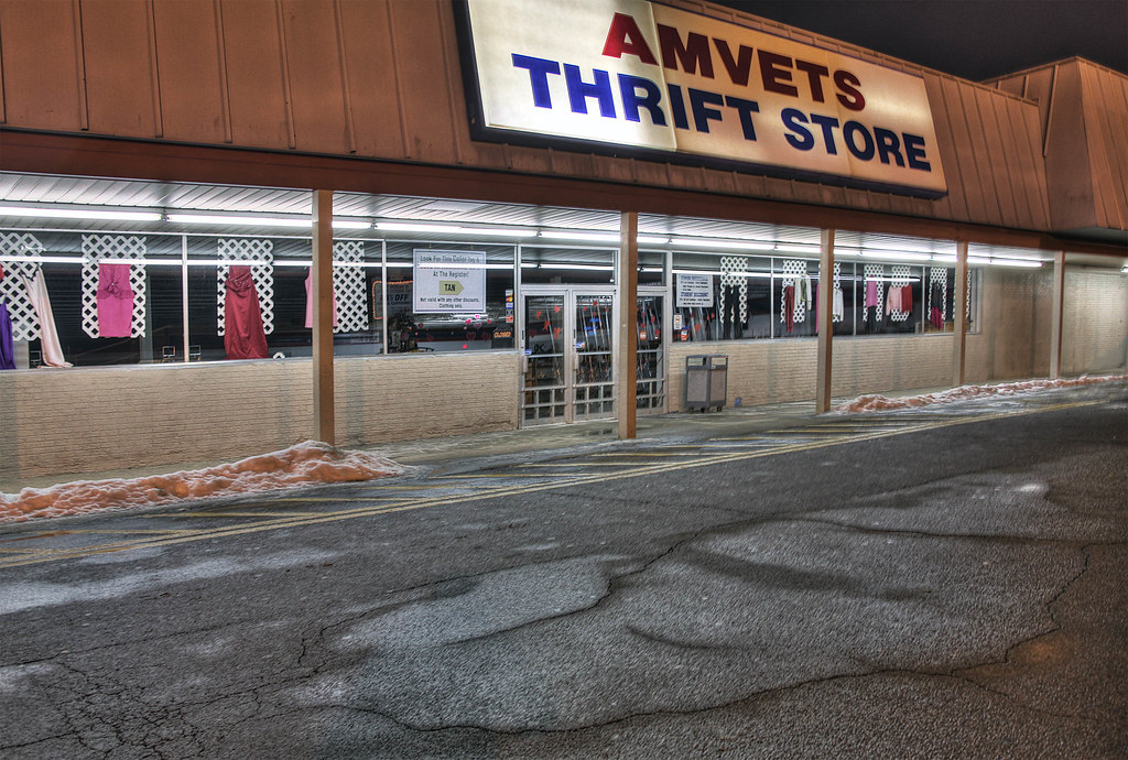HDR Amvets Amvets thrift store on Elmwood Ave. ChristinaEatsBrains Flickr