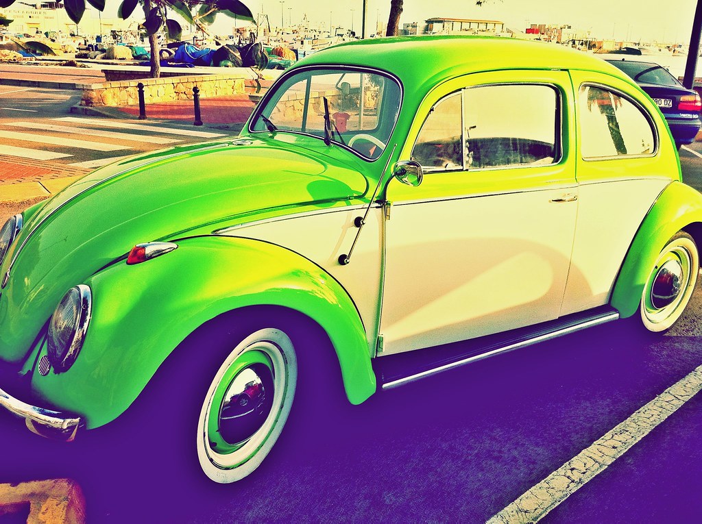VW Beetle Lime Green Jose Morales Ros Flickr