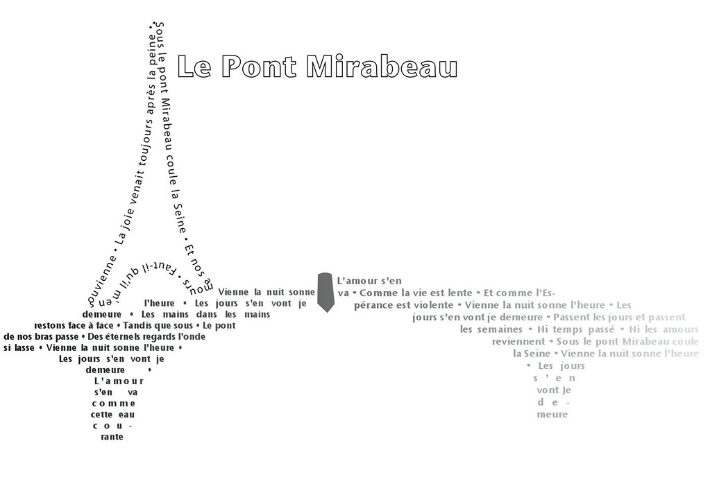 Le pont Mirabeau Apollinaire Illustration pour le cours … Flickr