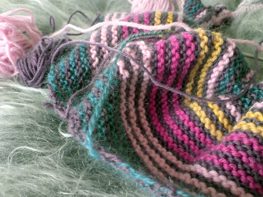 knitting bed of roses Flickr