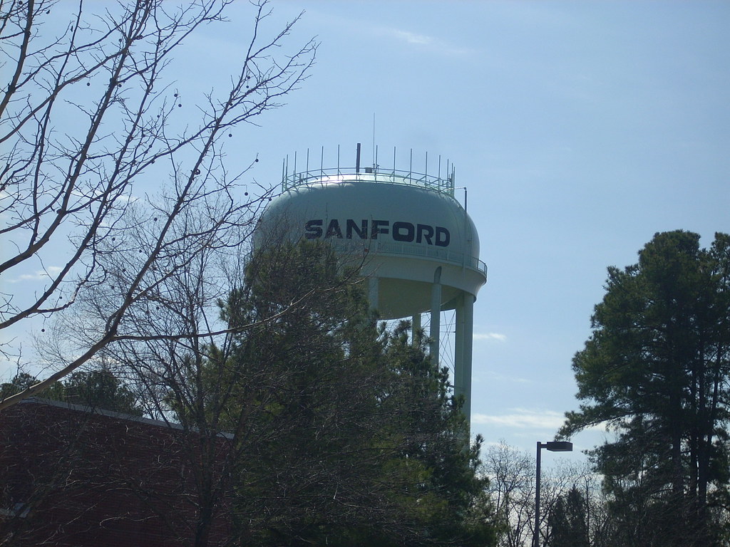 Sanford Water Tower Water tower in Sanford, North Carolina… Gerry